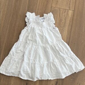 Layered 4T white ruffle dress